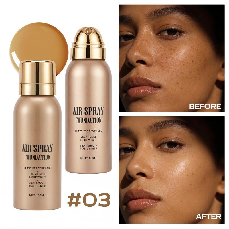 ⏳🔥Last Day-Buy 1 Get 1 Free🔥⏰Air Spray Foundation – flawless full coverage, waterproof & sweatproof. 💋💖