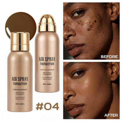 ⏳🔥Last Day-Buy 1 Get 1 Free🔥⏰Air Spray Foundation – flawless full coverage, waterproof & sweatproof. 💋💖