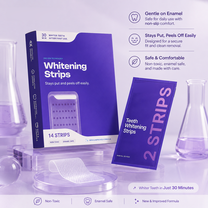 🔥Newly Upgraded🔥Purple Teeth Whitening Strips