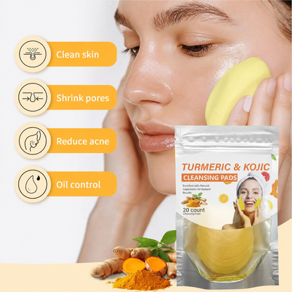Last Day-Buy 1 Get 1 Free💙Turmeric Cleansing Exfoliating Pads Facial Cleansing Skincare
