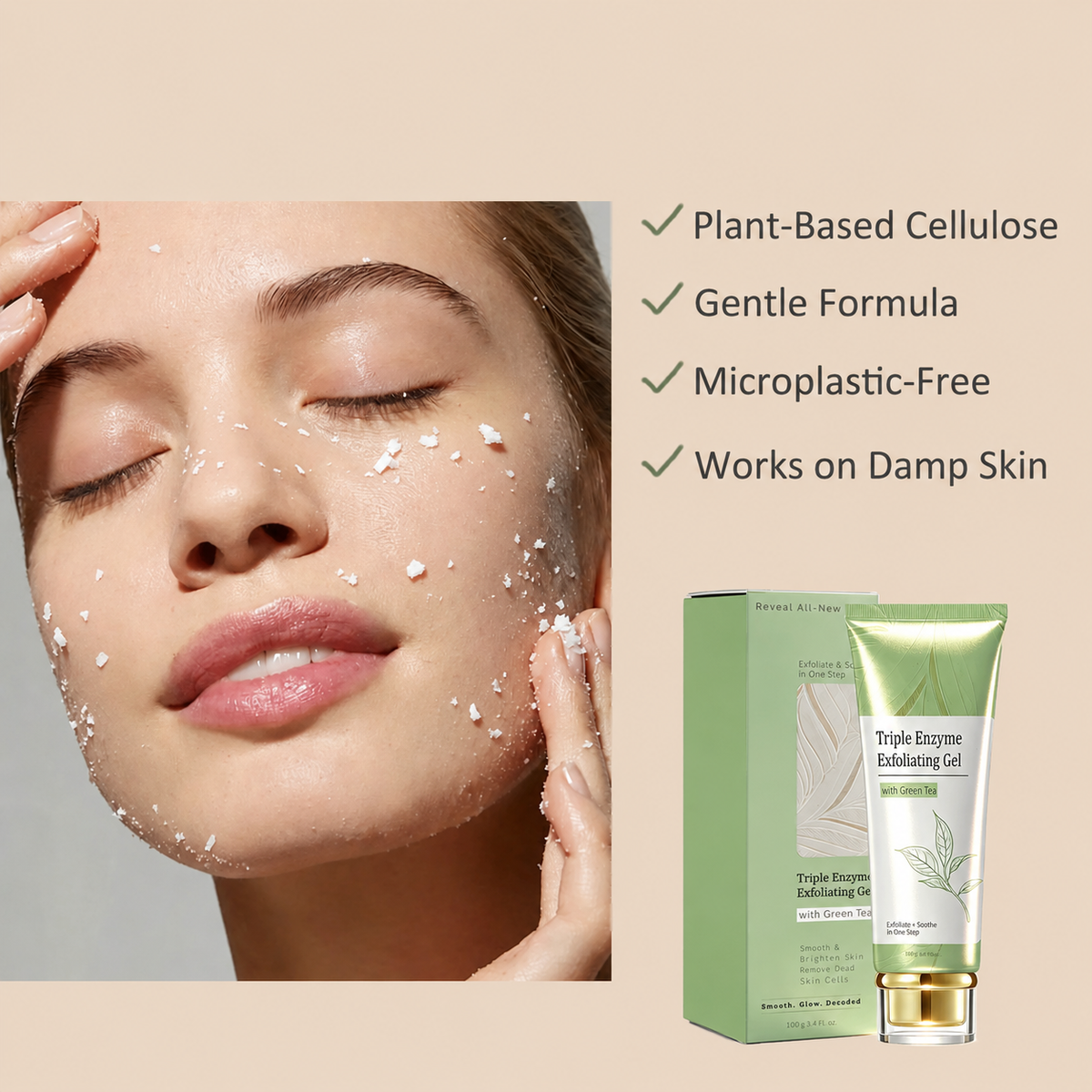 Triple Enzyme Green Tea Exfoliating Gel