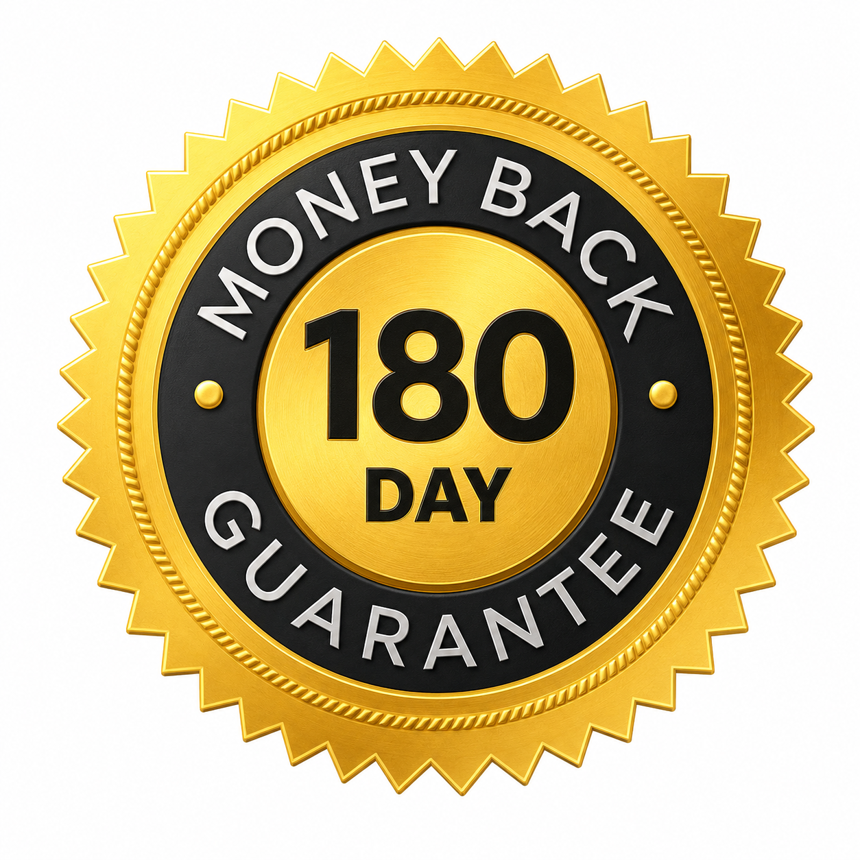 180 Day Money Back Guarantee